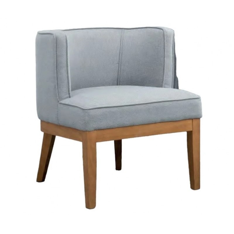 AM Lucille Chair Herringbone Grey